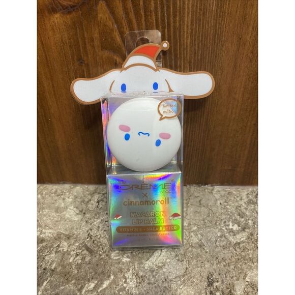 The Creme Shop Hello Kitty Macaron Lip Balm 0.26oz Cinnamoroll Peppermint Cocoa - Picture 1 of 6